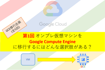 GCE移行企画(全5回) 第1回 オンプレ仮想マシンをGoogle Coｍpute Engineに移行するにはどんな選択肢がある？