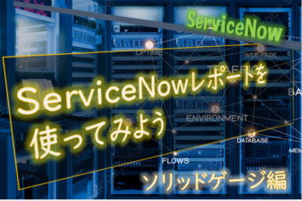 【ServiceNow】レポートを使ってみよう（ソリッドゲージ編）